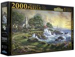 Harlington - 2000 Piece - Kinkade Seaside Haven-jigsaws-The Games Shop