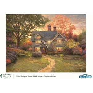 Harlington - 1000 Piece - Kinkade Gingerbread Cottage