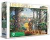Harlington - 1000 Piece - Kinkade Wizard of Oz Follow the Yellow Brick Road-jigsaws-The Games Shop
