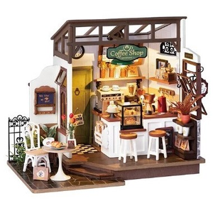 DIY Mini House - No 17 Cafe - Construction-Models-Craft-Model Kits ...
