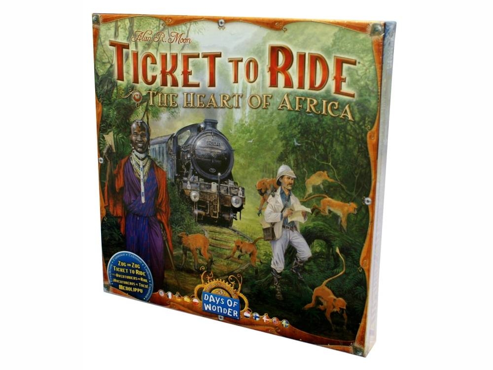 Ticket to Ride : Heart of Africa Map Collection Exp 3 Board Game New 