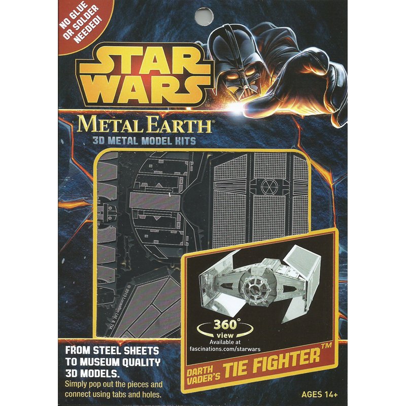 Darth Vader's TIE Advanced x1 Star Wars Metal Earth