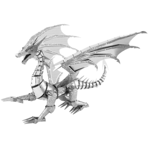 Metal Earth Iconx - Silver Dragon