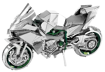 Metal Earth Iconx - Kawasaki Ninja H2R-construction-models-craft-The Games Shop