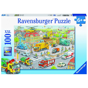 Ravensburger 100 piece - Vehicles in the City