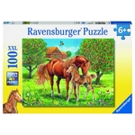 Ravensburger 100 piece - Horses in the Field-jigsaws-The Games Shop