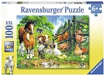 Ravensburger 100 piece - Animal Get Together-jigsaws-The Games Shop