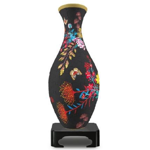 Puzzle Vase - Elegant Floral Print