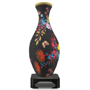 Puzzle Vase - Elegant Floral Print