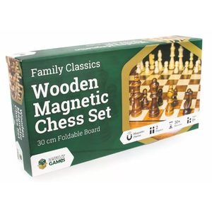 Chess Set - Magnetic 30cm Folding Wood