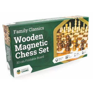 Chess Set - Magnetic 30cm Folding Wood