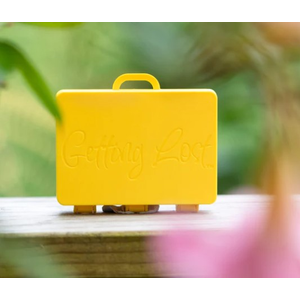 Getting Lost - Suitcase Travel/Storage Case - Sunshine Yellow