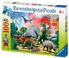 Ravensburger 100 piece - Among the Dinosaurs-jigsaws-The Games Shop