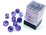 Chessex - 12mm D6 Dice Block (36) - Nebula - Nocturnal/Blue/Luminary