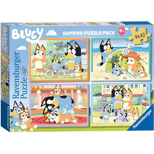 Ravensburger - 4x42 Piece - Bluey Gotta be Done!