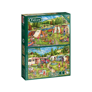 Falcon - 2 x 500 Piece - Camping and Caravaning