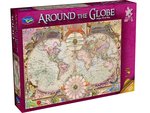 Holdson -1000 Piece - Around the Globe Antique Map-jigsaws-The Games Shop