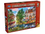 Holdson -1000 Piece - Cobblestone Corner Pub Canal-jigsaws-The Games Shop