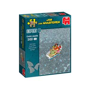 Jumbo -500 Piece - Jan Van Haasteren Shark Mania