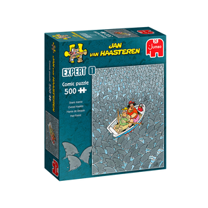 Jumbo -500 Piece - Jan Van Haasteren Shark Mania