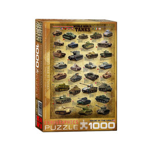 Eurograhics - 1000 Piece - World War II Tanks