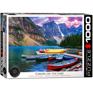 Eurograhics - 1000 Piece - Lake Louise Canoes