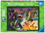 Ravensburger - 100 Piece - Monster Minecraft-jigsaws-The Games Shop
