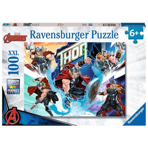 Ravensburger - 100 Piece - Marvel Hero Exact Hero 1 Mighty Thor