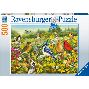 Ravensburger - 500 Piece - Birds in the Meadow