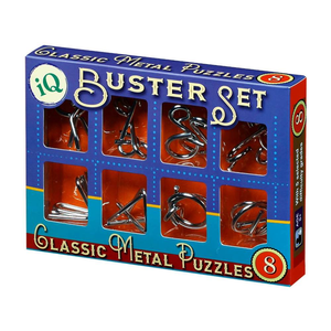 IQ Busters set of 8 metal puzzles