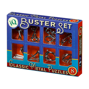 IQ Busters set of 8 metal puzzles