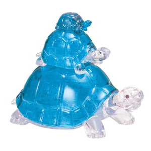3D Crystal Puzzle - Turtles BlueE