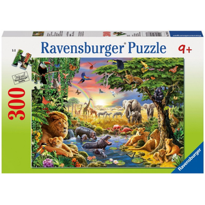 Ravensburger 300 piece - Evening at the Watering Hole