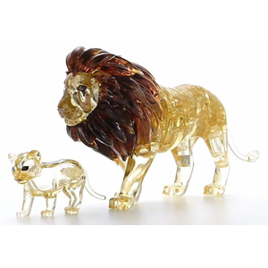 3D Crystal Puzzle - Lion and Cub