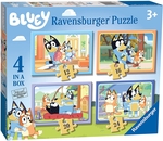 RAVENSBURGER - 4 IN A BOX (12/16/20/24) - BLUEY LET'S DO THIS-jigsaws-The Games Shop