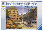 Ravensburger - 500 piece - Evening Walk through Paris-jigsaws-The Games Shop