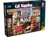 Holdson - 1000 Piece - Cat Napping Antique Shop Cat-jigsaws-The Games Shop
