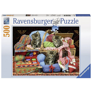 Ravensburger - 500 piece - Fluffy Pleasure/ Knitters Delight