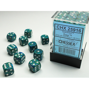 Chessex - 12mm D6 (36) Speckled - Sea