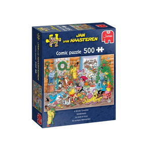 Jumbo - 500 Piece - Jan Van Haasteren A Wooly Christmas