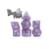 Gatekeeper - Inclusion Dice Polyhedral Dice Set (x7) - Black Pearl-gaming-The Games Shop