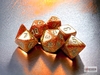 Chessex - Mini Polyhedral Set (7) - Glitter Gold/Silver-gaming-The Games Shop