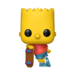 Pop Vinyl - The Simpsons - Bart with Skateboard-collectibles-The Games Shop