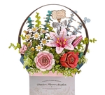 Wooden Bloom Kit - Flower Basket-construction-models-craft-The Games Shop