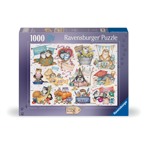 Ravensburger - 1000 Piece - Crazy Cat's Calendar