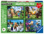 Ravensburger - 4 x 100 Piece - Minecraft Biomes -jigsaws-The Games Shop