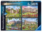 Ravensburger - 4 x 500 Piece - Happy Days #5 Royal Residences-500-750-The Games Shop