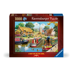 Ravensburger - 1000 Piece - A Busy Day on the Canal