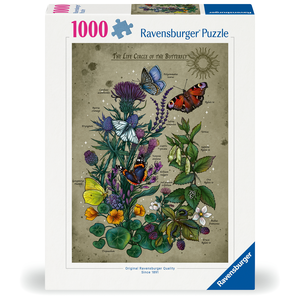 Ravensburger - 1000 Piece - Lifecircle  Butterfly