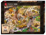 Heye - 1000 Piece - Wanted! Door Lock Tonio-jigsaws-The Games Shop
